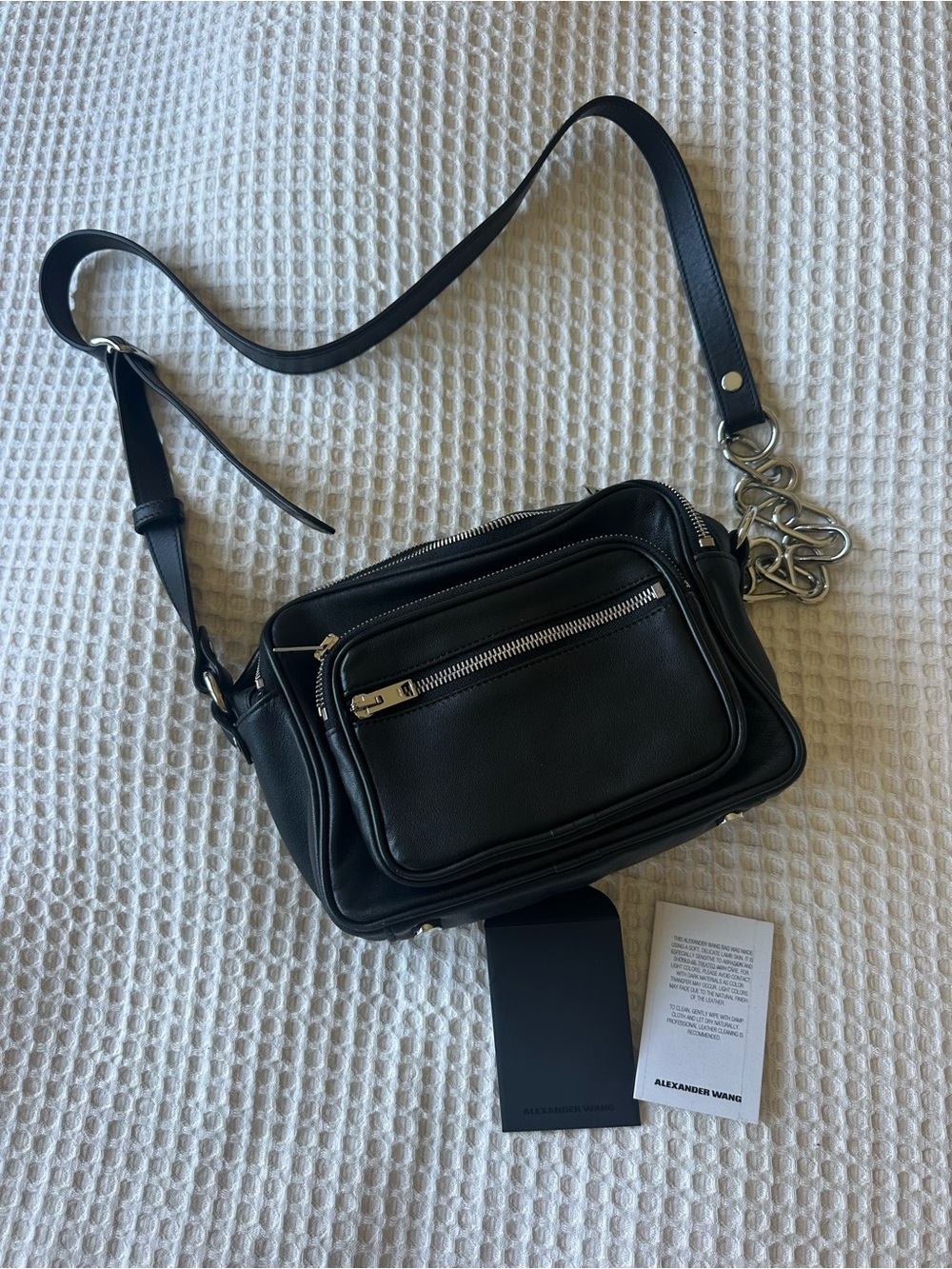 Alexander Wang Black Leather Crossbody Bag